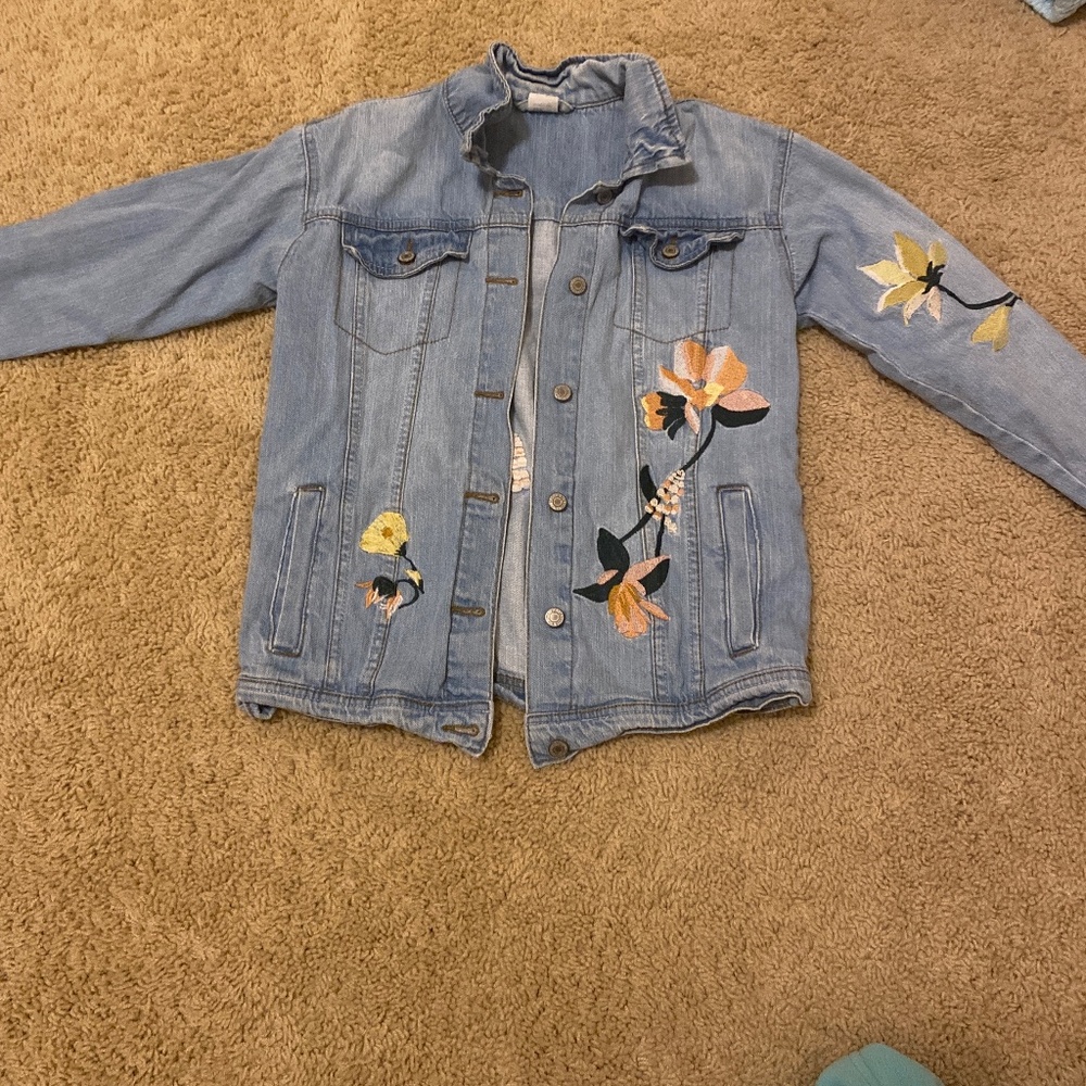 Embroidered Jean/Denim Jacked